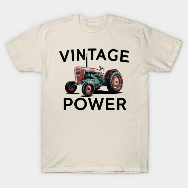 Old Tractor T-Shirt by TaevasDesign